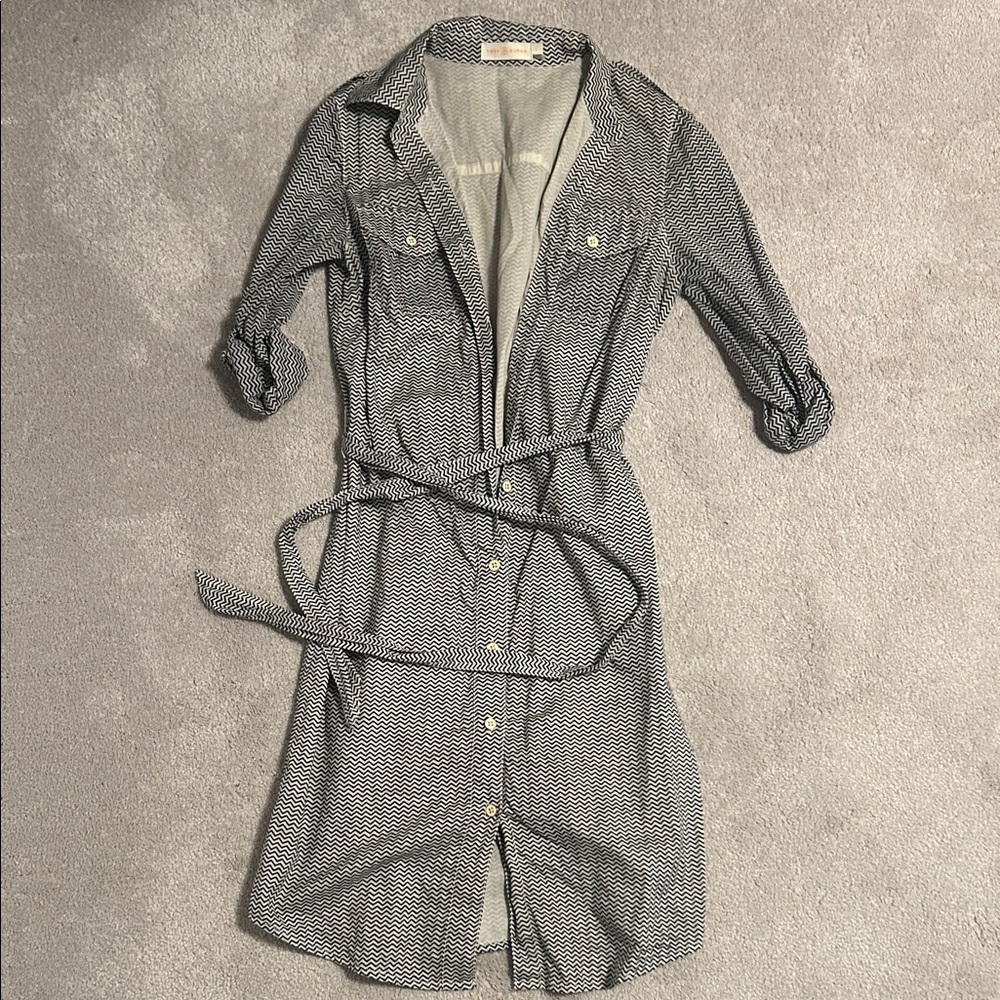 Tory Burch Button Down Shirt Dress